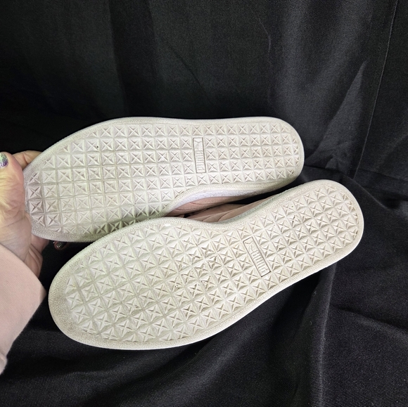 Puma Basket Heart Hyper Pink Lace Shoes Embroidered 36611602 Womens Size 9.5 - Picture 12 of 12